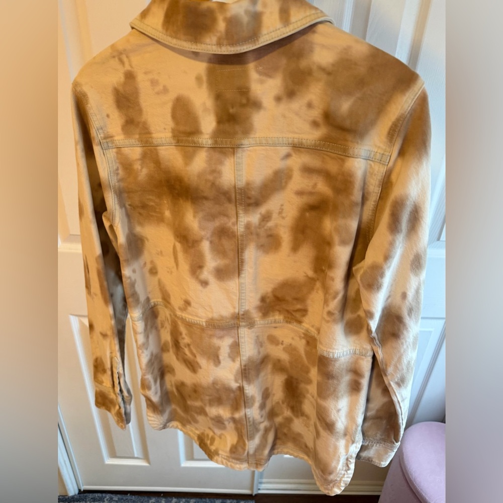 NWT Anthropologie Pilcro Cream and Tan Denim
Jacket Size: S - Picture 9 of 13